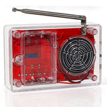 HU-017E DIY Radio Kit with RDA5807 Noise Cancelling Radio Module 87-108MHz FM Receiver Circuit Board Electronics Components Soldering Practice Parts