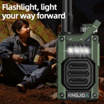 LinkMejor XA501 Walkie Talkie Wireless Frequency Pairing Long Range HD Call Hands-Free Type-C Flashlight UHF 400-480 MHz Li-ion Battery Outdoor Communication