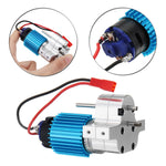 1PC Metal Transfer Gear Case w/370 Motor for LinkMejor B-16 B-24 B-36 C24 JJRC Q60 Q61 4WD 6WD RC Car