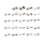 120/240pcs Set 24 Kinds Specification Micro USB Connector Pin Charge Female SMT Socket Jack