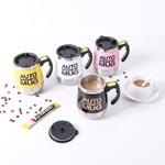 IPRee 400ml Automatic Self Stirring Magnetic Mug 304 Stainless Steel Coffee Milk Mixing Cup Creative Blender Smart Mixer Thermal Cups