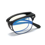 Folding Photochromic Sunglasses Lightweight Portable Indoor Outdoor Dual-use UV Anti-blue light Eyeglasses