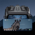 IPRee 4K Night Vision Binoculars Infrared Night Vision Goggles 3in Large Screen 8X Digital Zoom Tactical Light