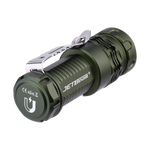 LinkMejor RRT0 PRO LED Rechargeable Small EDC Flashlight Equipped with 3 high-Brightness LEDs+with RGB Light,1680 lumens Maximum Range 200 Meters,IP66 Waterproof,for Outdoors,Work,Emergency