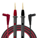 LinkMejor PT1008 20A 1000V Silicon Rubber Wire Retardant Gilded Sharp Needle Probe Digital Multimeter Test Lead with Crocodile Clip