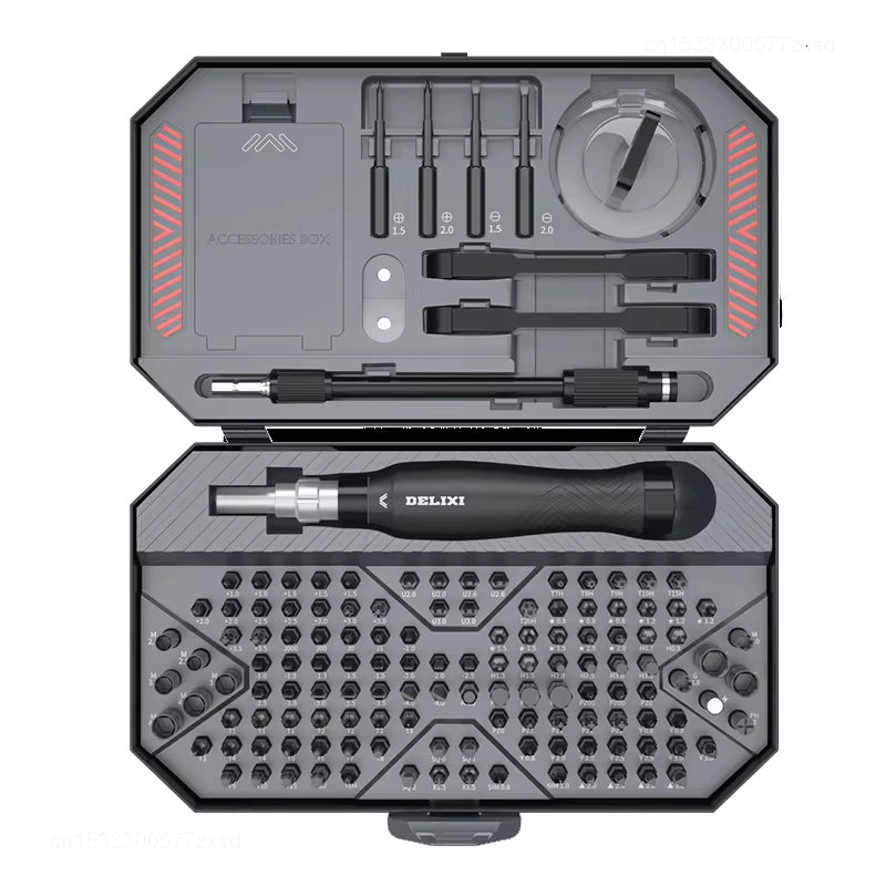 LinkMejor 145 in 1 Precision Magnetic Screwdriver Set 132 Bits Mobile Phone Repair DIY Tool Kit with Storage Case