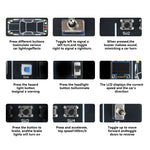 DC 5V Car Driving Simulator Kit DIY Electronics Project with LCD Speedometer Turn Signals Headlights Horn Function