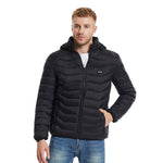 LinkMejor HJ-09B Heated Jacket 9 Areas Dual Control Zones USB Charging Winter Warm Outdoor Electric Heating Jackets