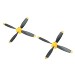 VolantexRC Mini Mustang P-51D RC Airplane Fixed Wing Spare Part 4-Blade Propeller Full Set