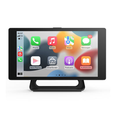 Android Smart 7-inch Wireless Carplay Car Center Console Dash Cam with 1080P HD Playback with Dual Lens MP5 Multimedia