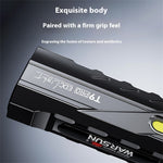 Warsun T9pro 1300LM Ultra-Bright EDC Flashlight Portable Aluminum Alloy Torch with Red Dot Indicator & UV Light for Outdoor Lighting