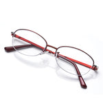 Anti-blue light HD Half Frame Reading Glasses Lightweight Comfy Elegant Women's Presbyopia Glasses