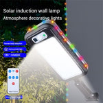 LinkMejor Motion Sensor Solar Wall Light with 15M LinkMejor String Lights Remote Control Outdoor LinkMejor Security Lamp Waterproof Garden Decor