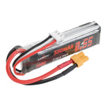 LinkMejor 7.6V 550mAh 100C 2S LiPo Battery XT30 Plug for RATE W20 Happymodel Mobula 8 GEPRC TinyGo Crux3 Cinewhoop FPV Drone RC Helicopter
