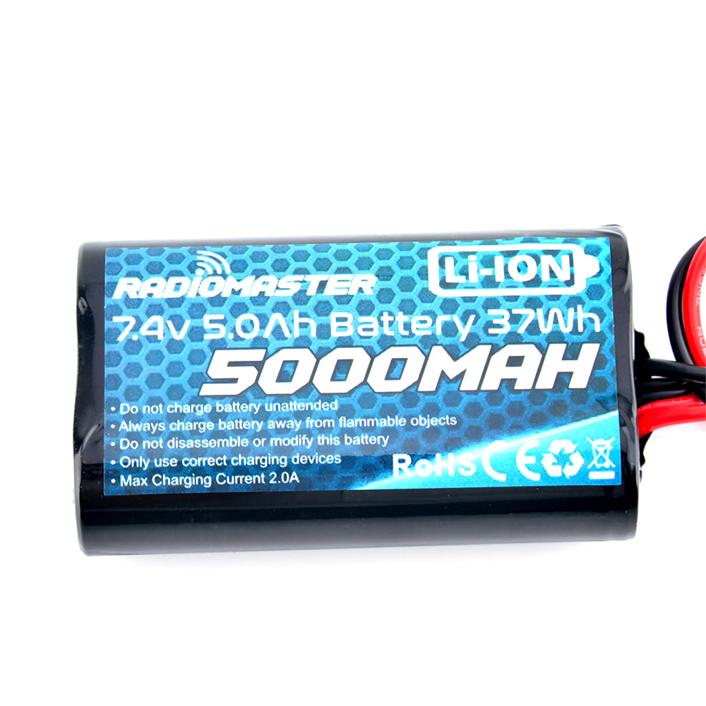 RadioMaster 7.4V 5000mAh 2S Li-ion Battery for TX16S Radio Transmitter