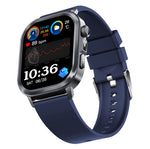 LinkMejor HL7 1.95-inch AMOLED Display ECG AI-GPT LED Flashlight bluetooth Call Heart Rate Blood Pressure SpO2 Monitor Sleep Monitoring Body Composition Analysis Blood Glucose Assessment SOS Emergency Call Multi-sport Modes IP68 Waterproof Smart Watch