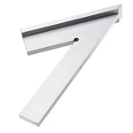 LinkMejor Stainless Steel 45 Degree Miter Angle Corner Ruler Wide Base Gauge Woodworking Measuring Tools