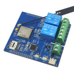 STM32 Air780E 4G Dual Relay Module Development Board Low Power Consumption Type-C LTE Cat 1 bis with Nano SIM Slot