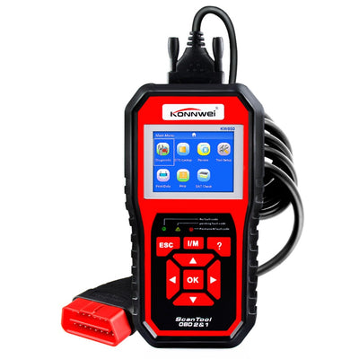 LinkMejor KW850 OBD2 Car Scan Diagnostic Tool EOBD Scanner Engine Fault Code Reader Multi-languages
