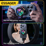 LinkMejor K51 Magnetic Digital Display Phone Cooler Semiconductor Cooling RGB Gaming Radiator 3 Speed Adjustable Silent Fan for iPhone Android Universal Phone Gaming Cooler