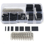 LinkMejor 310pcs 2.54mm Male Female Dupont Wire Jumper With Header Connector Housing Kit