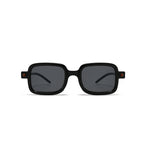Fashion Retro Square Sunglasses UV400 Protection HD Sun Eyeglass for Outdoor Travel Driving with Case