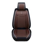 Universal Full Car Front Seat Mat Covers PU Leather Breathable Cushion Pad