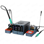 LinkMejor SD4 240W Dual Channel Digital Soldering Iron Station Professional Welding Rework Station with Fast Heating Compatible with 210 245 Handles