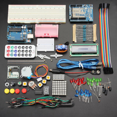 LinkMejor® UNOR3 Basic Starter Kits No Battery Version for Arduino Carton Box Packaging(Arduino-Compatible) - Variations And Clones Which Are Software And Hardware Compatible