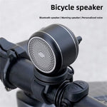 LinkMejor 98 dB Mini Bicycle Horn Bluetooth 5.0 Speaker Waterproof Dustproof Aluminum Alloy Wire-controlled Warning Bell for Bike Motorcycle Riding Safety