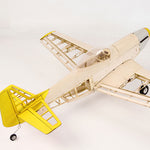 LinkMejor P-51 Mustang 1010mm Wingspan Balsa Wood RC Airplane Warbird KIT