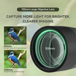 SvbonySV28A Spotting Scopes 25-75x100/20-60x80 FMC for Beginners Archery Wildlife Watching Outdoor Adventure Monocular Birdwatching