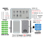 LinkMejor® T5-4.7-S3 Pro Epaper ESP32-S3 GSP Touch Screen Ink Display Development Board