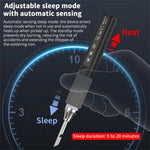ZOYI-N1 High Power 96W Portable Intelligent Soldering Iron Adjustable Temperature 100°C-450°C Type-C Fast Charging OLED Display For Home Maintenance