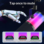 WM16 USB XLR Dynamic Microphone with RGB Lighting DSP Noise Reduction Cardioid Condenser Plug and Play for Streaming Podcast Gaming Recording Studio Mic