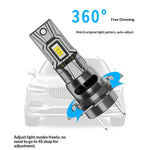 P5 1Pair Car LED Headlight Bulbs H1/H3/H4/H7/H11/H13/9005/9006/9007/PS24/P26 60W 3000LM IP67 Waterproof Automotive Headlights High Brightness Bulb