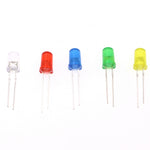 300PCS 3mm 5mm LED Light Emitting Diodes Electronic Kit F3 F5 Red Yellow Blue Green White Five Colors Light
