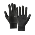 LinkMejor Men's USB Heated Gloves Winter Touchscreen Warm Gloves with Enhanced Grip Women Men Bicycle Outdoor Driving Motorcycle Waterproof Thermal Non-Slip Gloves