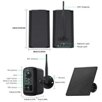 LinkMejor Solar WiFi Camera 2/4 Cameras Kit 3MP PIR Motion Detect Two Way Audio Night Vision IP66 Waterproof Wireless Outdoor Security Cameras