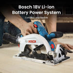 LinkMejor 185-LI Cordless Circular Saw 18V 5000rpm Brushless Motor 165mm Blade LED Lighting Dust Collection Interface Quick Safety Brake