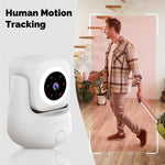 LinkMejor 3MP Tuya Smart WiFi Indoor Camera Wireless PTZ HD Night Vision Motion Detect Two-way Intercom Home Security Monitoring Works with Alexa Google Assistant