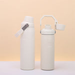 1000ml Stainless Steel Sport Coffee Tumbler Vacuum Flask Water Bottles With Drinking Directly Mouth