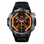 YK06 1.53inch HD Screen LED Flashlight Compass 40 Days Battery Life bluetooth Call Heart Rate Blood Pressure Blood Oxygen Monitor Sleep Monitoring Multi-sport Modes IP68 Waterproof Smart Watch