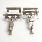 Trimmer Router Straight Edge Guide Metal Centering Slotting Jig with Scale for Woodworking Palm