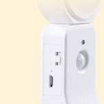 Human Infrared Sensor Lamp USB Rechargeable Rotatable Cabinet Light Desk Lamp Bedside Lamp