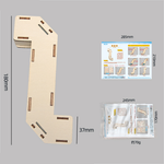 Wooden Periscope Model Assembly Kit DIY Children's Science Experiment Education Puzzle Toy Student Technology Small Production