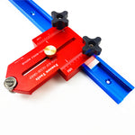 LinkMejor Upgrade Extended Woodworking Thin Rip Guide Lengthen Table Saw Fast Cutting Limit Fence Workbench T Track Guide