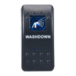 Boat Car Marine Dash Rocker Switch LED ILLUMINATED ON-OFF LED Light Waterproof