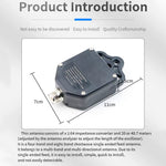 Professional End Fed Antenna for Outdoor 4 Band 8 Band 1MHz to 30MHz 100W SSB FT8 FM CW Outdoor Easy Install Lightweight Multiband Signal Transmission High Power