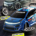 LinkMejor SG718 RTR 1/24 2.4G 4WD Drift RC Car Mini LED Light Remote Control High Speed On-Road Racing Vehicle Model Boys Gifts Toys